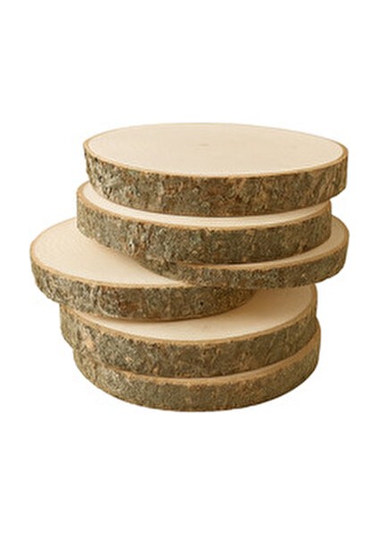 Yaho 1 Adet Yuvarlak Ahşap Kütük Dilimi Doğal Ahşap Malzeme ile Eğitici Oyuncak fiyatları