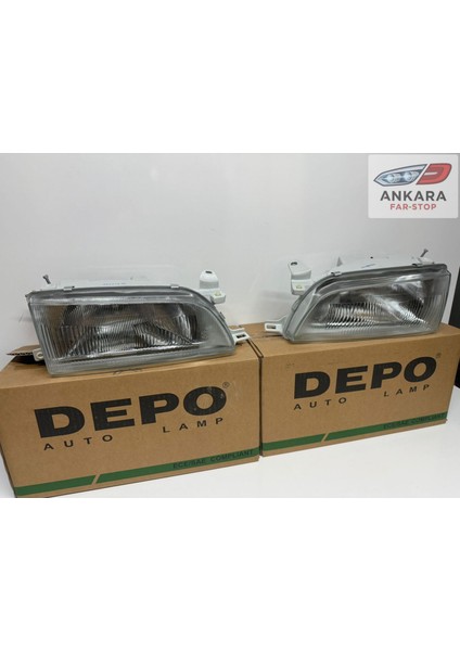 Toyota Corolla 1993 - 1998 Efsane Kasa Far Lambası Sağ-Sol Takım (Efsane Kasa Sağ-Sol Takım-2 Far Depo Marka) fiyatları