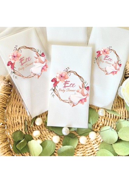 Baby Shower Baskılı Peçete 20 Adet