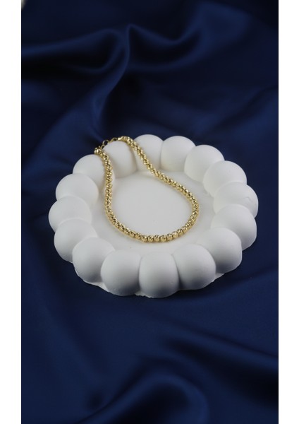 Altın Rengi Dorika Boncuklu Ayarlanabilir Halhal fiyatları