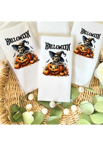 Halloween Temalı Baskılı Peçete 20'li