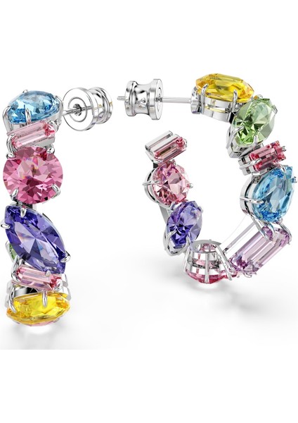 Swa Gema Renkli Halka Küpeler modelleri