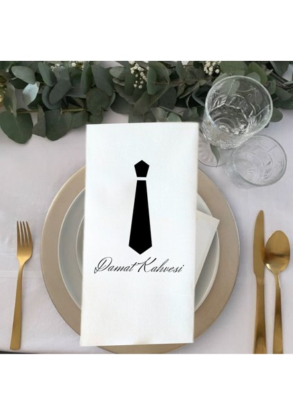 Damat Kahvesi Smokin Baskılı Peçete 5 Li fiyatları