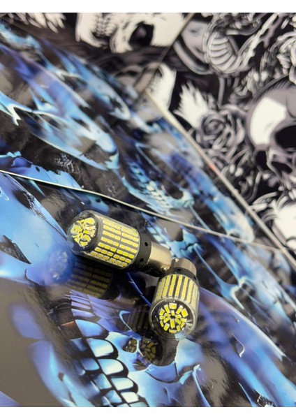 Geri Vites 144 Ledli Ultra Beyaz Oto Park Ampulü Tek Duy P21W BA15S 1156 (2 Adet) fırsatları