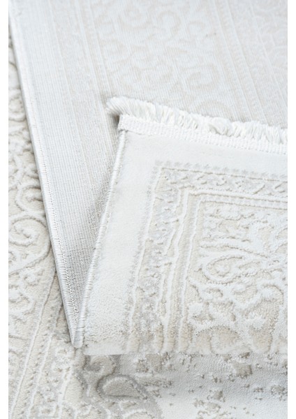 4m² / 6m² Krem Beyaz Salon Halısı – Modern Bambu Dokulu, Antialerjik, Kaymaz Taban & Toz Tutmaz Oturma Odası Halısı fiyatları