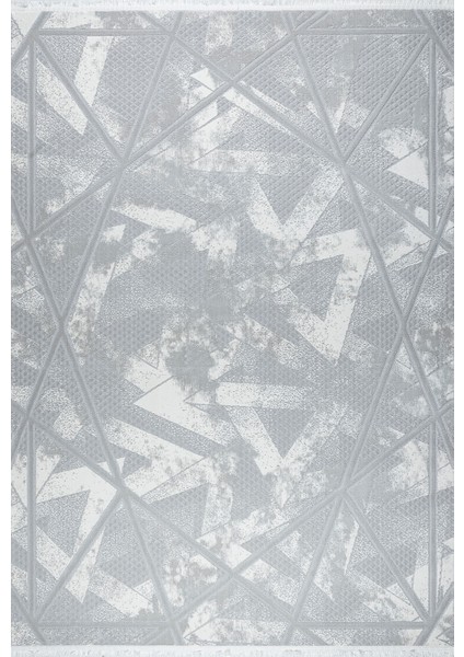 4m² / 6m² Modern Oturma Odası Halısı – Açık Gri, Bambu Dokulu, Antialerjik, Kaymaz Taban