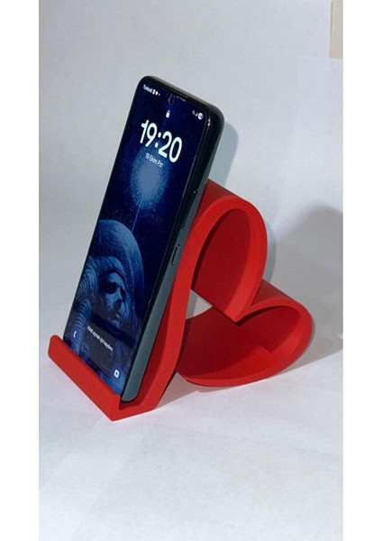 Kalpli Telefon Tutacağı Masaüstü / Telefon Standı Kırmızı fırsatları