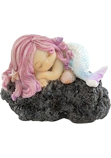 Top Minyatür Bahçesi ve Teraryum Uyuyan Küçük Deniz Kızı Heykeli fiyatları