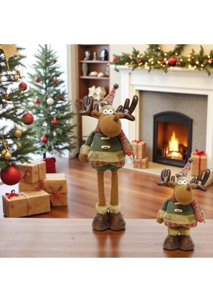 Yılbaşı Dekoru Lüks Dekoratif Uzayan Geyik 56CM modelleri