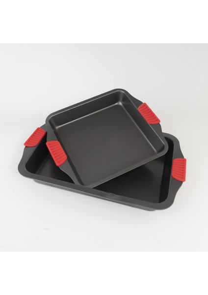 Karbon Siyah Çelik Büyük Boy Fırın Tepsisi 24 x 40 x 7 cm - 1 Adet indirimleri