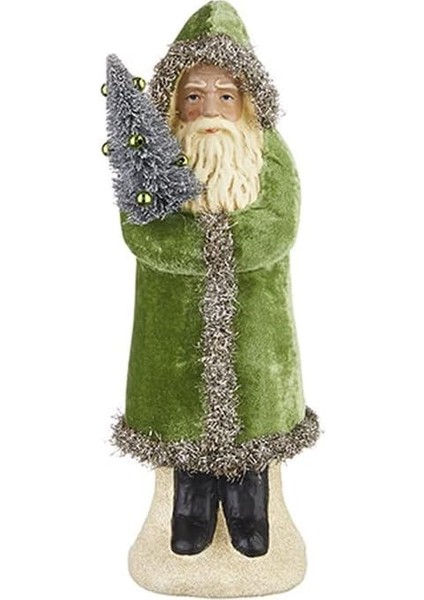 Raz 2022 Koleksiyonlu 30,48 cm Yeşil Kadife Baba