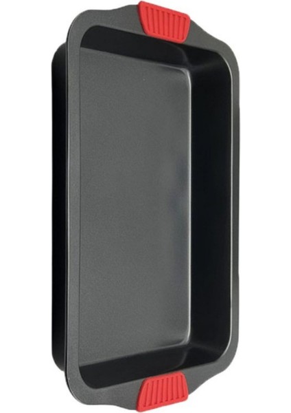 Karbon Siyah Çelik Orta ve Büyük Boy Fırın Tepsisi 24 x 40 x 7 cm - 2 Adet