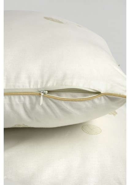 1 Adet Premium %100 Doğal Yün Yastık | Merinos Yünü Yastık 50 x 70 cm fiyatları