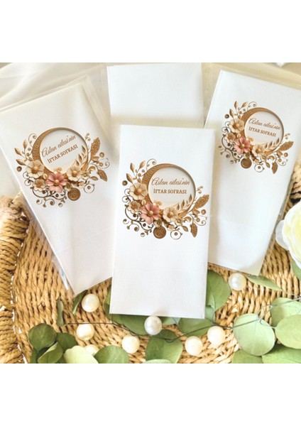 Kişiye Özel Iftar Sofrası Baskılı Peçete 20 Adet