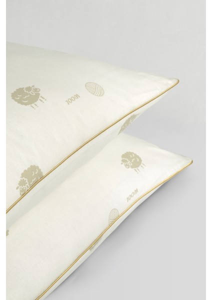 1 Adet Premium %100 Doğal Yün Yastık | Merinos Yünü Yastık 50 x 70 cm indirimleri