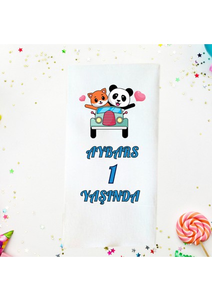 Araba Temalı Baskılı Doğum Günü Peçetesi 20 Adet