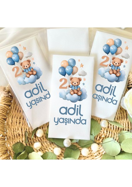 Ayıcık Baskılı Doğum Günü Peçetesi 20 Adet