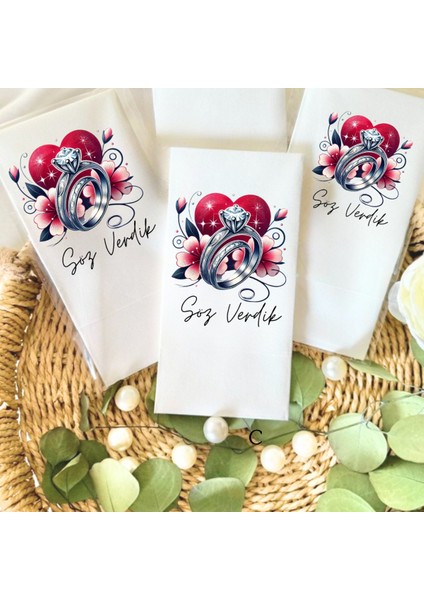 Söz Verdik Baskılı Peçete 20 Adet