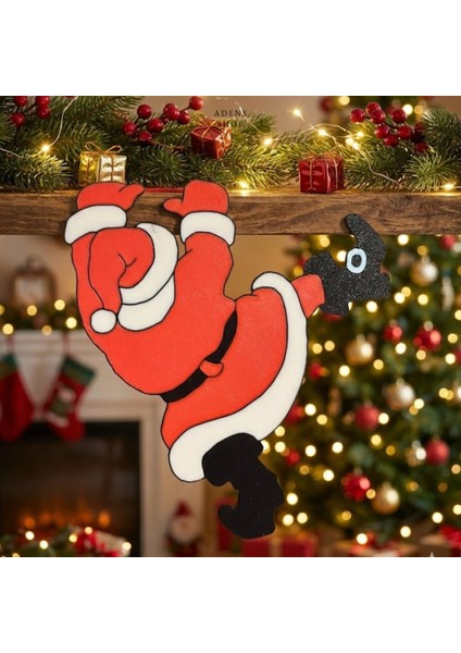 Rafa Tırmanan Noel Baba Raf Süsü