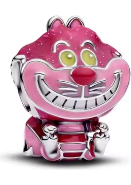 Gümüş Disney Alice Cheshire Kedi Charm'ı fiyatları
