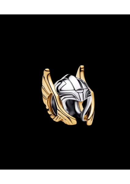 Gümüş Marvel Thor Kask Charm