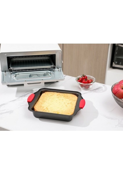 Karbon Siyah Çelik Orta Boy Fırın Tepsisi 24 x 30 x 7 cm - 1 Adet indirimleri