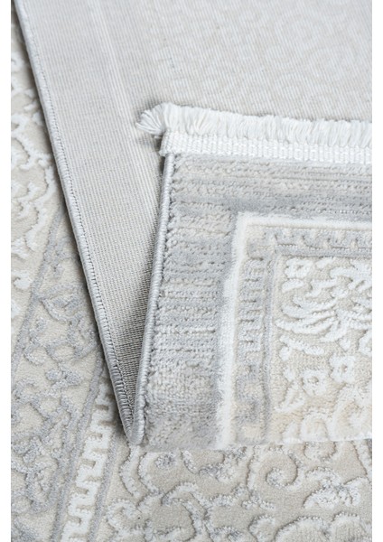 Açık Gri Salon Halısı 4m² / 6m² – Bambu Dokulu, Kaymaz ve Antialerjik fiyatları