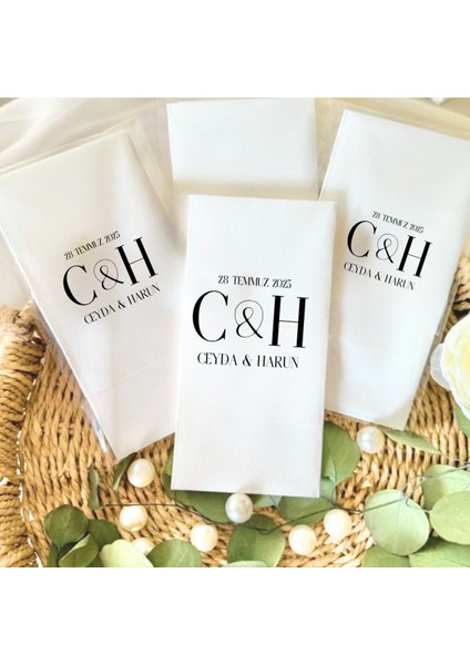 Kişiye Özel Baskılı Peçete 20 Adet