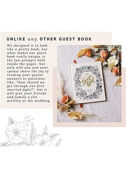 Lily & Val Düğün Ziyaretçi Defteri, Eğlenceli Düğün Fikirleri, Alternatif Düğün Ziyaretçi Defteri, Dekorasyon Için Düğün Kitabı ile Anıları Yakalayın fiyatları