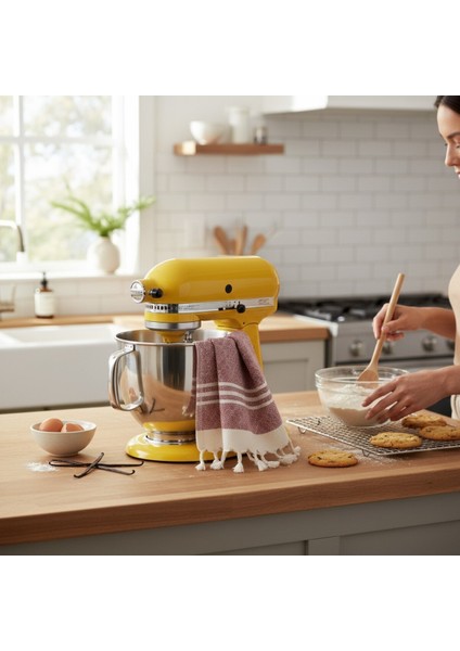 Yüksek Emici Pamuk Mutfak El Bezi Havlusu 30X50 Cm.