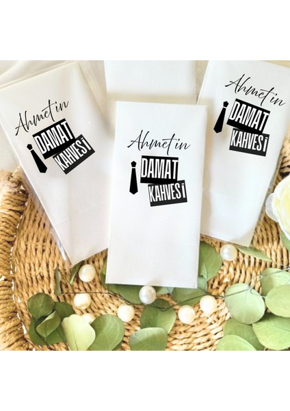 Damat Kahvesi Baskılı Peçete 20 Adet