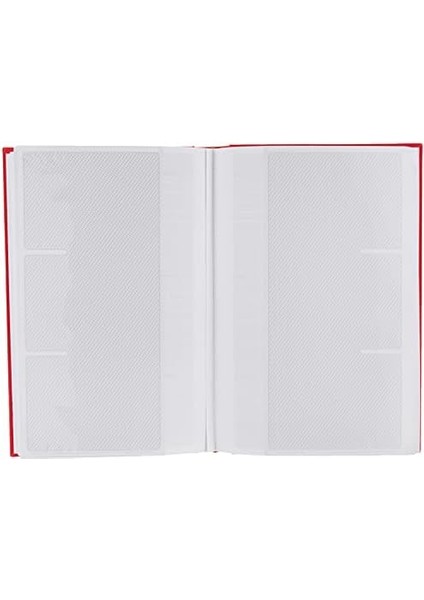 Kumaş Çerçeve Kapak Fotoğraf Albümü 300 Cepler 4x6 Fotoğraf Tutar, Elma Kırmızısı