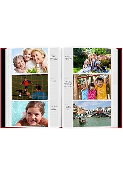 Kumaş Çerçeve Kapak Fotoğraf Albümü 300 Cepler 4x6 Fotoğraf Tutar, Elma Kırmızısı fiyatları