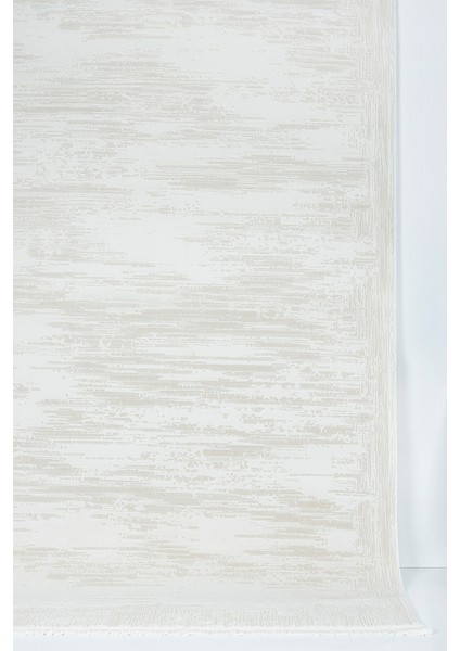 Krem Beyaz Bambu Dokulu Halı – Modern, Kaymaz ve Toz Tutmaz Salon Halısı 4m² / 6m² modelleri