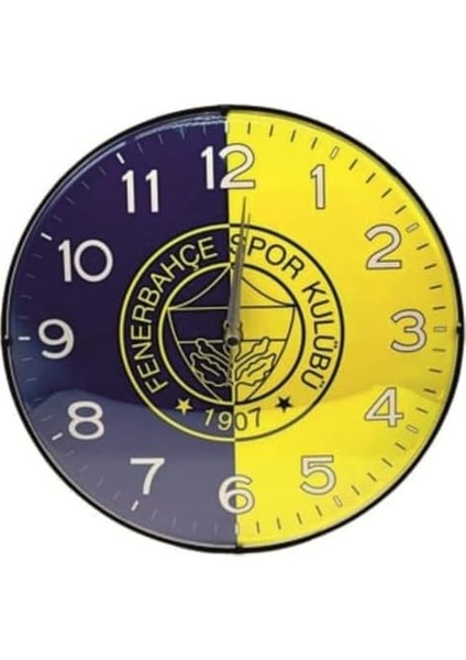 Lisanslı Duvar Saati Büyük Logolu