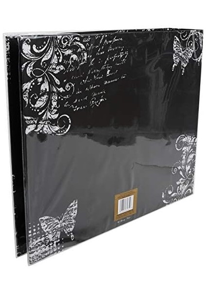 Albums Fotoğraf Albümleri T-12CHLK/R 3 Halkalı Baskılı Kara Tahta Tasarım Cilt Hatırla Albümü, 30,48 x 30,48 Cm, 30,48 x 30,48 cm