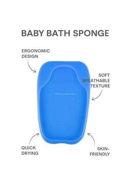Renkli Bebek Küvet Süngeri, Yumuşak ve Ergonomik Banyo Süngeri, Eğlenceli Figürlü, Bebek Cildi Için Hassas, Hediye Sünger Dahil