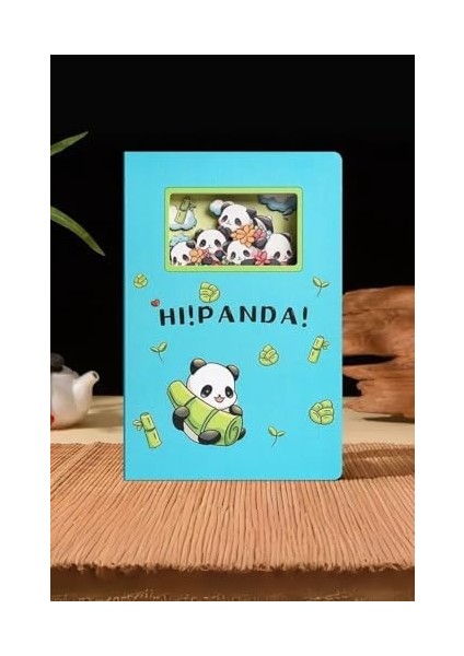 Sevimli Temalı 3D Katmanlı Oyma Defter A5 Orta Boy 20,8X14 cm | 120 Yaprak Sert Kapak Konsept Defter | Yaratıcı 3D Kapaklı Ajanda, Günlük ve Hediye Defteri modelleri