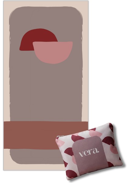 Prayer Mats - Earth, Taşınabilir Seccade, Seyahat Seccadesi, Cep Boy, Katlanabilir, Portatif, Su Geçirmez, Modern Tasarım, Kahverengi