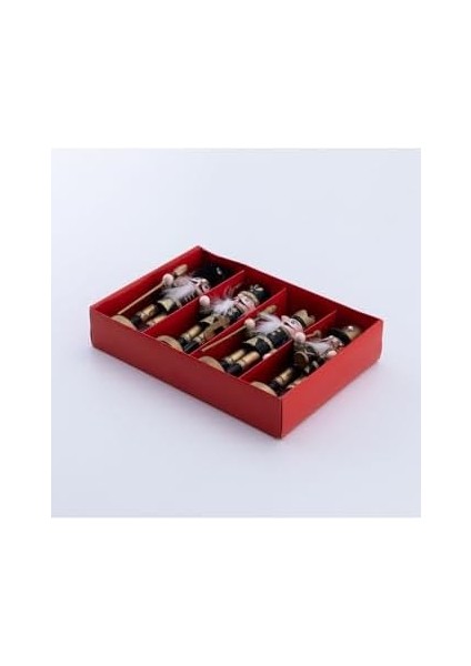 Yılbaşı Süsü Kurşun Asker Seti, 13 Cm, Siyah 4 Adet fiyatları