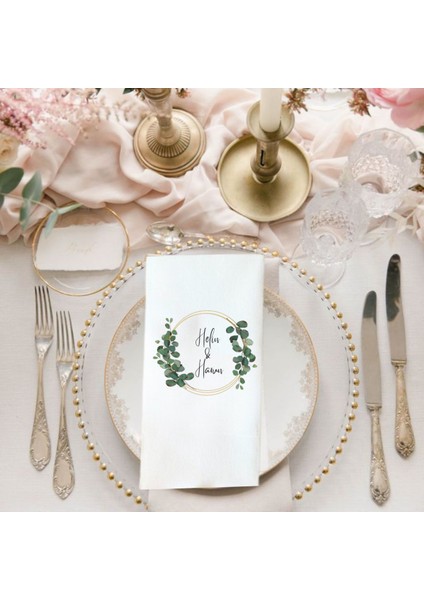 Söz Nişan Düğün Temalı Baskılı Peçete 20 Adet fiyatları