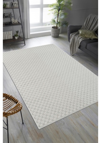 Gri Krem Bohem Modern Halı – Antialerjik, Antibakteriyel, Toz Tutmaz Salon & Yolluk fırsatları