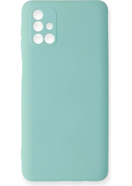Samsung Galaxy M31S Kılıf Nano Içi Kadife Silikon - Turkuaz