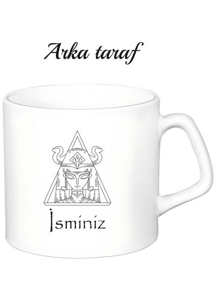 Kişiye Özel Mısır Temalı Beyaz Afilli Kupa Bardak fiyatları