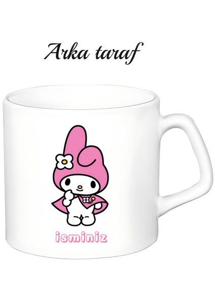 Kişiye Özel Kuromi Beyaz Afilli Kupa Bardak fiyatları