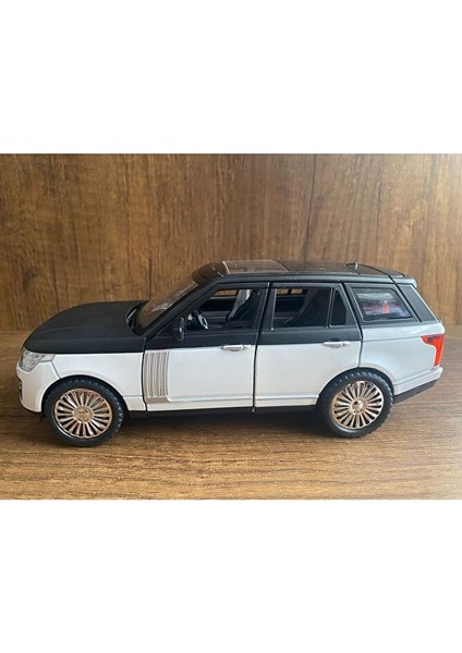Range Rover Diecast Araba Beyaz Range Rover Velar Araba Diecast Metal Araba 6 Kapı Açılır Sesli modelleri