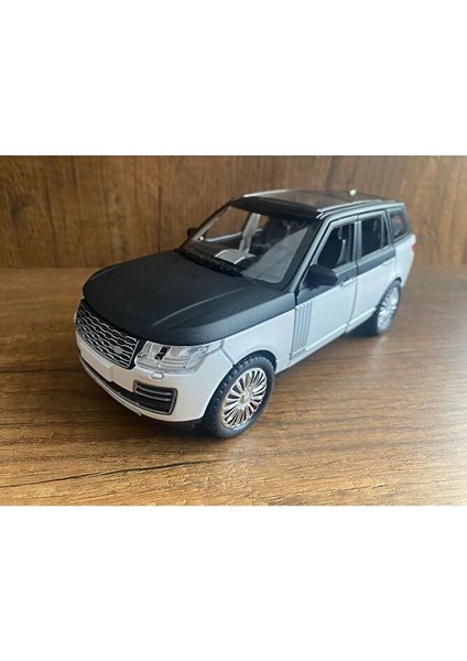 Range Rover Diecast Araba Beyaz Range Rover Velar Araba Diecast Metal Araba 6 Kapı Açılır Sesli fırsatları