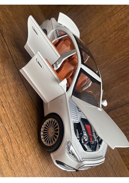 Mercedes Benz Maybach S600 Diecast Model Araba Sesli Işıklı Mercedes Makam Arabası Beyaz Mercedes modelleri