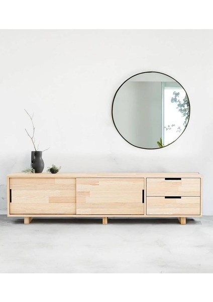 Masif Ağaç Çekmeceli Tv Ünitesi 150 / 180 / 200CM modelleri