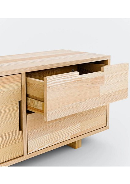 Masif Ağaç Çekmeceli Tv Ünitesi 150 / 180 / 200CM fırsatları